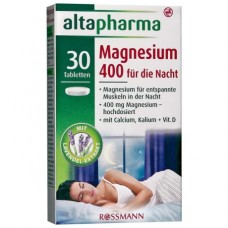 Аltapharma Магний 400 на ночь для хорошего сна, 30 таб