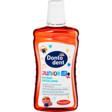 DONTODENT  Ополаскиватель для Детей с Ягодным Вкусом для ранней Борьбы с Кариесом, 500 мл