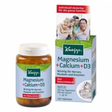 Kneipp Магний + Кальций + Д3. Взрослым и детям с 1 года.