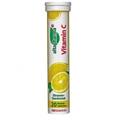 altapharma Шипучие таблетки с витамином С со вкусом лимона, 20 шт