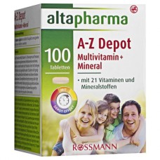 Витаминный комплекс от А до Z + минералы для всей семьи, 100 таб