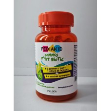 PEDIAKID Пробиотик жевательный мармелад c 3-х лет со вкусом яблока. 60 шт